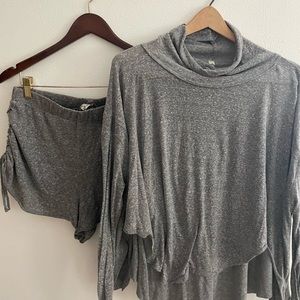 Women's Gray Throw And Go Set By Intimately